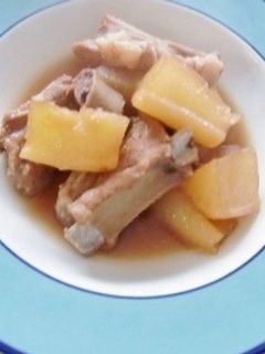 スペアリブと大根の、黒蜜醤油煮-レシピのメイン写真