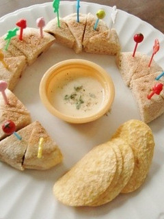 イングリッシュマフィンをフォンデュで♬-レシピのメイン写真