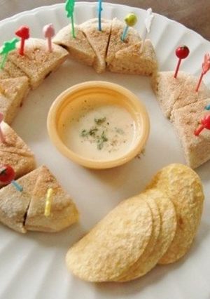 イングリッシュマフィンをフォンデュで♬-レシピのメイン写真