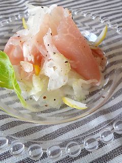 セロリが決めて!生ハムと玉ねぎのマリネ♪-レシピのメイン写真