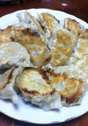 イカとキャベツの焼き餃子-レシピのメイン写真
