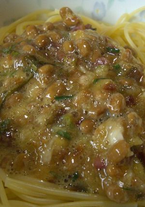 納豆パスタ-レシピのメイン写真