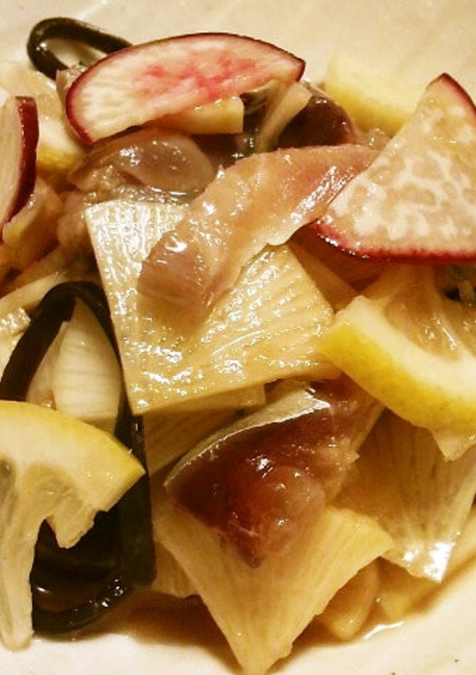 簡単 〆鯖と大根の国産檸檬ＤＥマリネ♪！-レシピのメイン写真