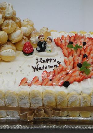 簡単★手作りウエディングケーキ-レシピのメイン写真