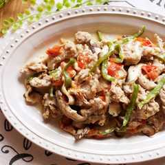 A picture of レンジで＊トマトと豚肉の味噌チーズ蒸し.