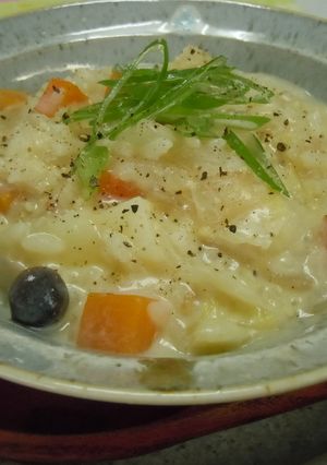 ランチにいかが?豆乳リゾット-レシピのメイン写真