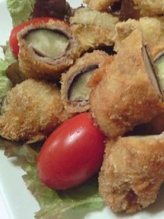 肉巻き茄子のフライ-レシピのメイン写真