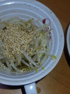安くて簡単!お弁当にも。もやしのおひたし-レシピのメイン写真