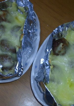 ミートボールチーズ焼きグラタン風-レシピのメイン写真