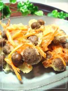 ほくほく美味~✿むかごのかきあげ-レシピのメイン写真