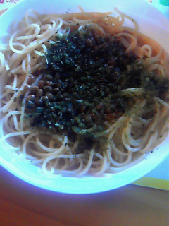 納豆&卵パスタ-レシピのメイン写真