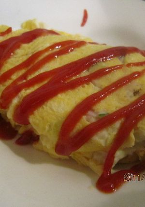 余ったポテトサラダでオムレツ-レシピのメイン写真