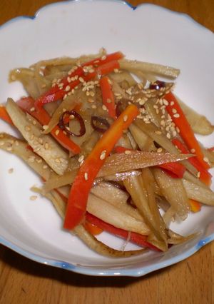 常備菜 牛蒡のきんぴら-レシピのメイン写真