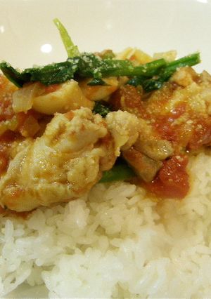 鶏肉と白菜の　トマト煮-レシピのメイン写真