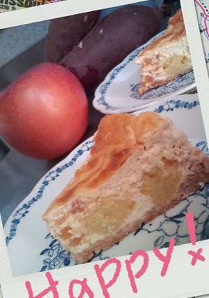 カラメルりんごベイクドチーズケーキ-レシピのメイン写真