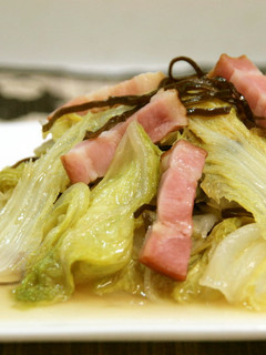 お助け!白菜と塩昆布とベーコンのうま煮-レシピのメイン写真