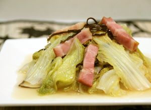お助け！白菜と塩昆布とベーコンのうま煮-レシピのメイン写真