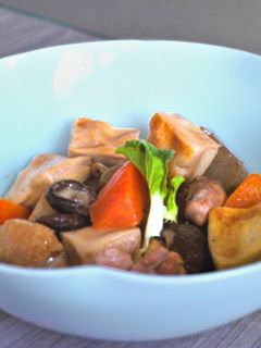 高野豆腐と鶏肉の煮物-レシピのメイン写真