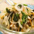 給食でおかわりの行列!三色おひたし