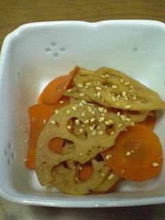 レンコンとにんじんのきんぴら-レシピのメイン写真