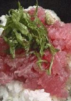 マグロの中落ち風丼-レシピのメイン写真