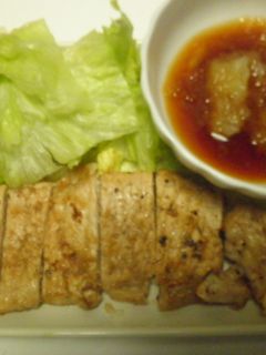豚ロース焼きポン酢玉ねぎソース添え-レシピのメイン写真