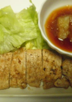 豚ロース焼きポン酢玉ねぎソース添え-レシピのメイン写真
