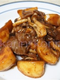 牛とカブの甘しょうが炒め-レシピのメイン写真
