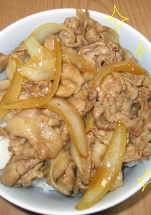 簡単!!かたつむり流、お肉丼☆-レシピのメイン写真
