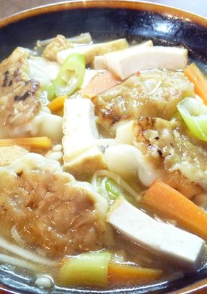余った餃子でピリ辛うどん（＊＾▽＾＊）-レシピのメイン写真