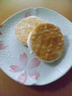 マシュマロせんべいサンド-レシピのメイン写真