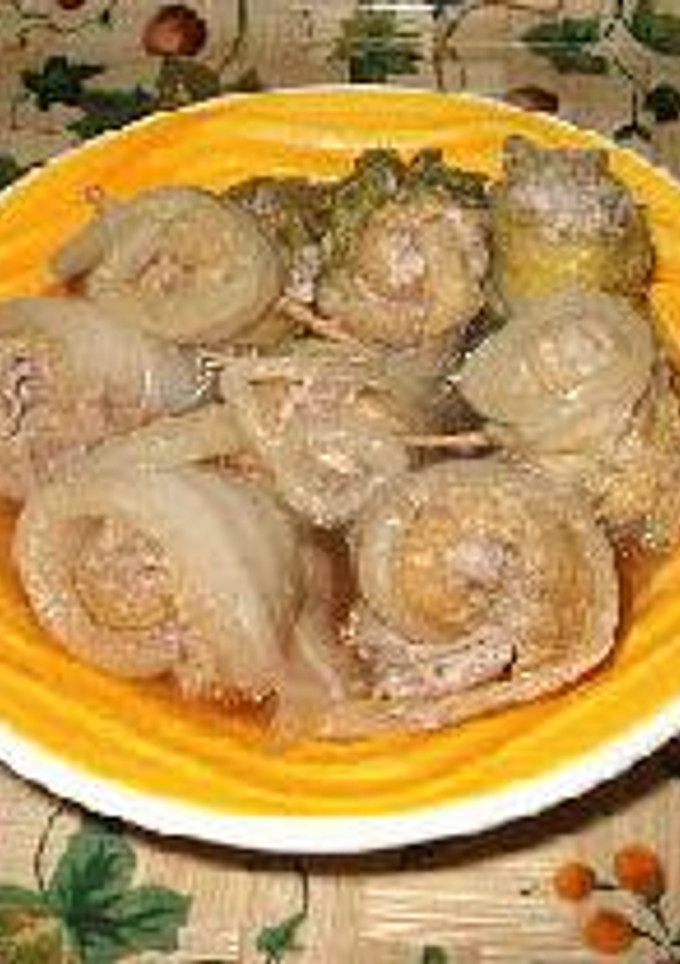 白菜と薄揚げの巻き巻き煮-レシピのメイン写真