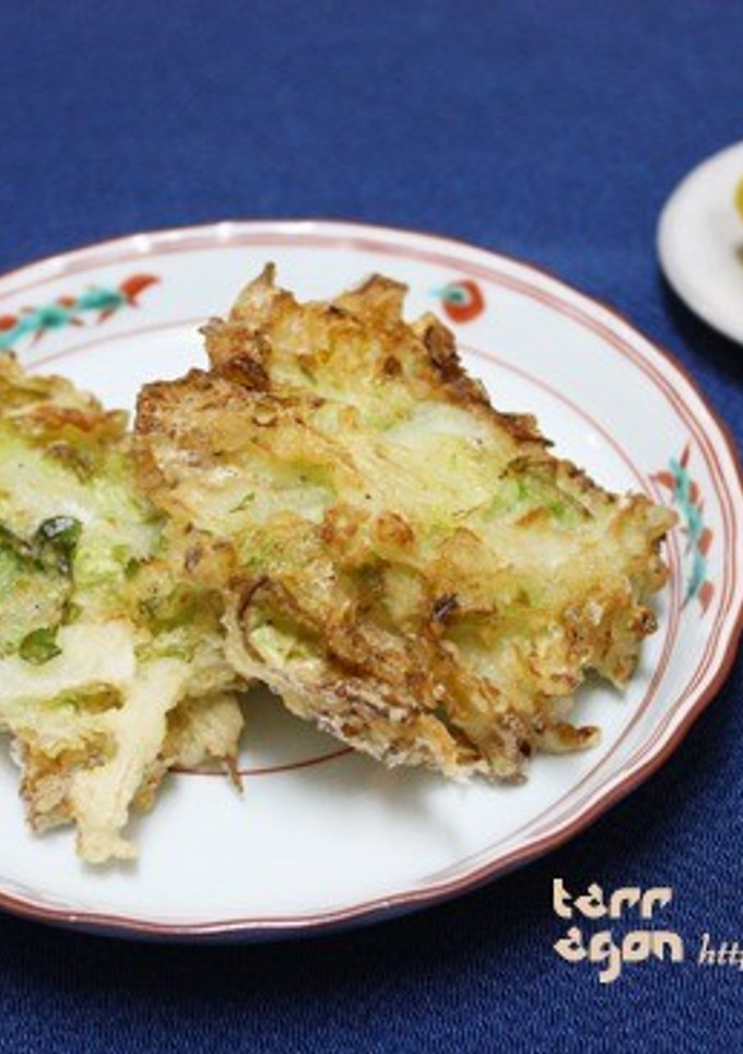白菜としらすのサクふわかき揚げ-レシピのメイン写真