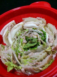 ルクエで白菜と豚肉のミルフィーユ蒸し-レシピのメイン写真