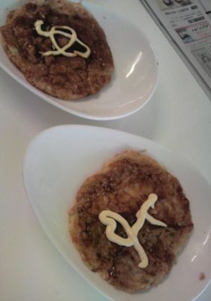 豆腐・山芋で超ヘルシーお好み焼き♪-レシピのメイン写真