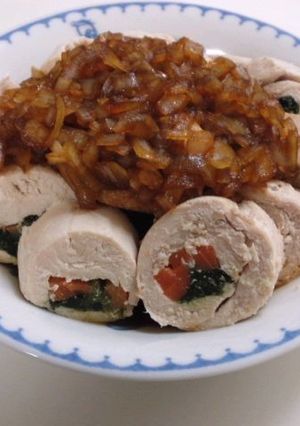 鶏むねロールのてりやき風-レシピのメイン写真