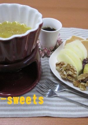 秋の具材で☆メイプルバターフォンデュ-レシピのメイン写真