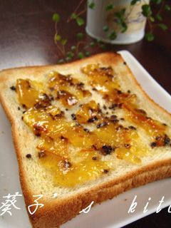 cafeマーマレード❤トースト-レシピのメイン写真