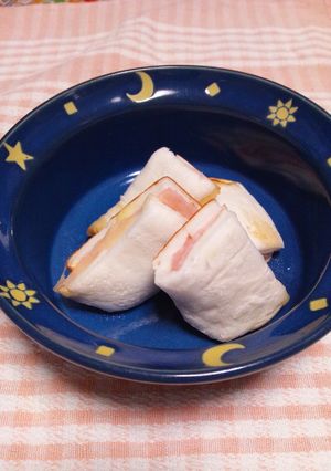 とっても簡単！はんぺんのハムチーズサンド-レシピのメイン写真