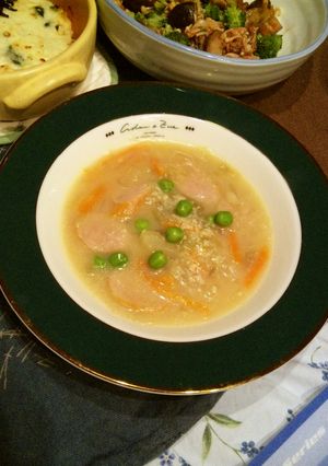 たっぷり野菜とソーセージのまろやかスープ-レシピのメイン写真