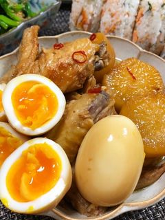 手羽先と大根の煮物☆-レシピのメイン写真
