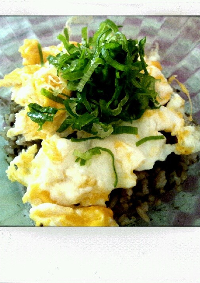★簡単!朝食のりの佃煮とろ玉丼★-レシピのメイン写真