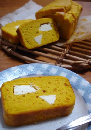 かぼちゃとクリームチーズのパウンドケーキ-レシピのメイン写真