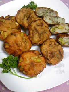 手作りさつま揚げ♪さつまいも&ゴボウ-レシピのメイン写真