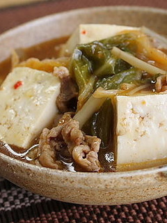 豆腐と豚肉のとろ~りキムチ煮-レシピのメイン写真