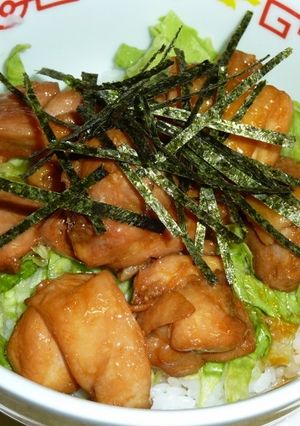 鶏の照り焼きドン!!-レシピのメイン写真