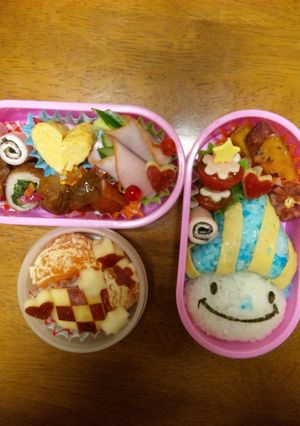キャラ弁 ミナモちゃん ~清流国体~-レシピのメイン写真
