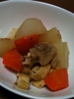 大根、人参、鶏肉のおかか和え-レシピのメイン写真