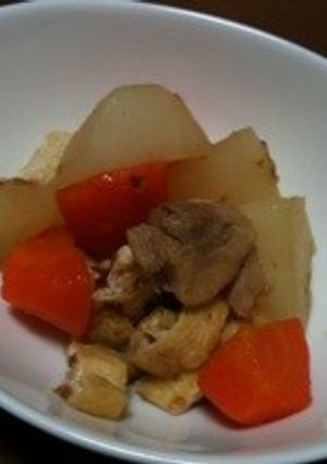 大根、人参、鶏肉のおかか和え-レシピのメイン写真