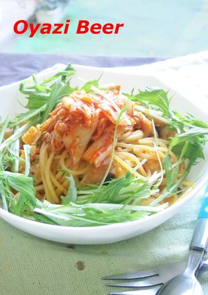 しめじのキムチパスタ-レシピのメイン写真
